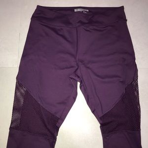 Forever 21 Mesh Panel Leggings